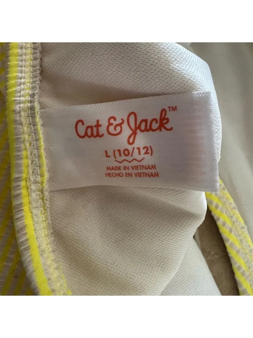 Cat & Jack Yellow Ruffle Bikini Swimwear